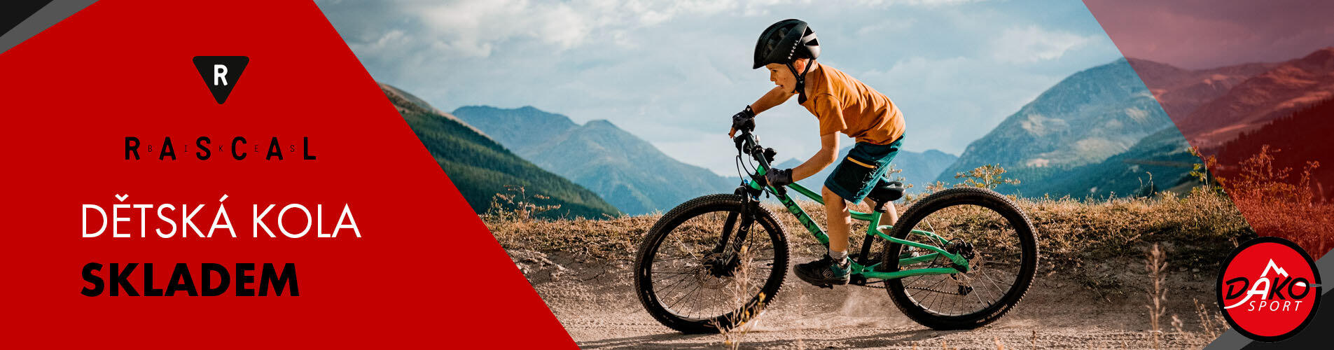 Dětská kola Rascal skladem